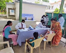 FREE MEGA MEDICAL CAMP "AZADI KA AMRIT MAHOSTAV" - VENUE:GOVT. BOYS HR. SEC. SCHOOL, PERUNDURAI - DATE:19-06-2022